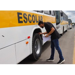 Vistorias nos Ônibus do Transporte Escolar segurança no ano letivo 2026